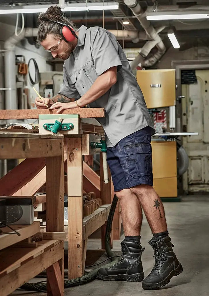 Syzmik Mens Streetworx Heritage Shorts ZS822 Work Wear Syzmik